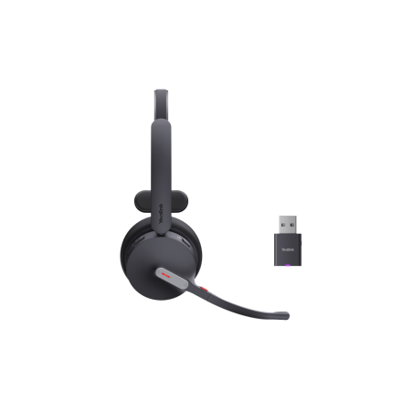 Yealink WH64 Hybrid Mono Trådløs Høretelefoner Sort